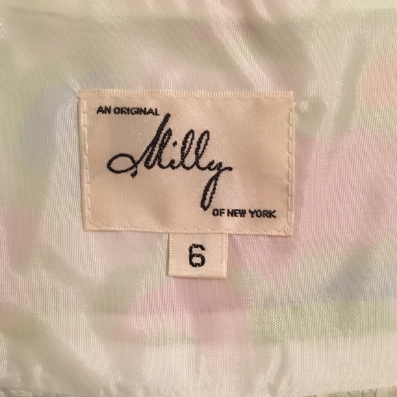 An Original Milly of New York Floral Skirt- Sz 6 - Picture 6 of 7